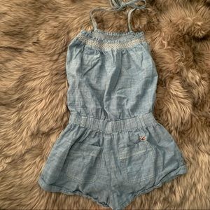 Hollister Denim Romper